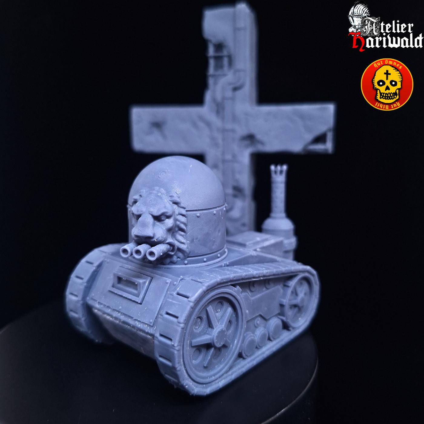 Trench Crusade - figurines alternatives - New Antioch or Pilgrims tanks - Light Individual tanks