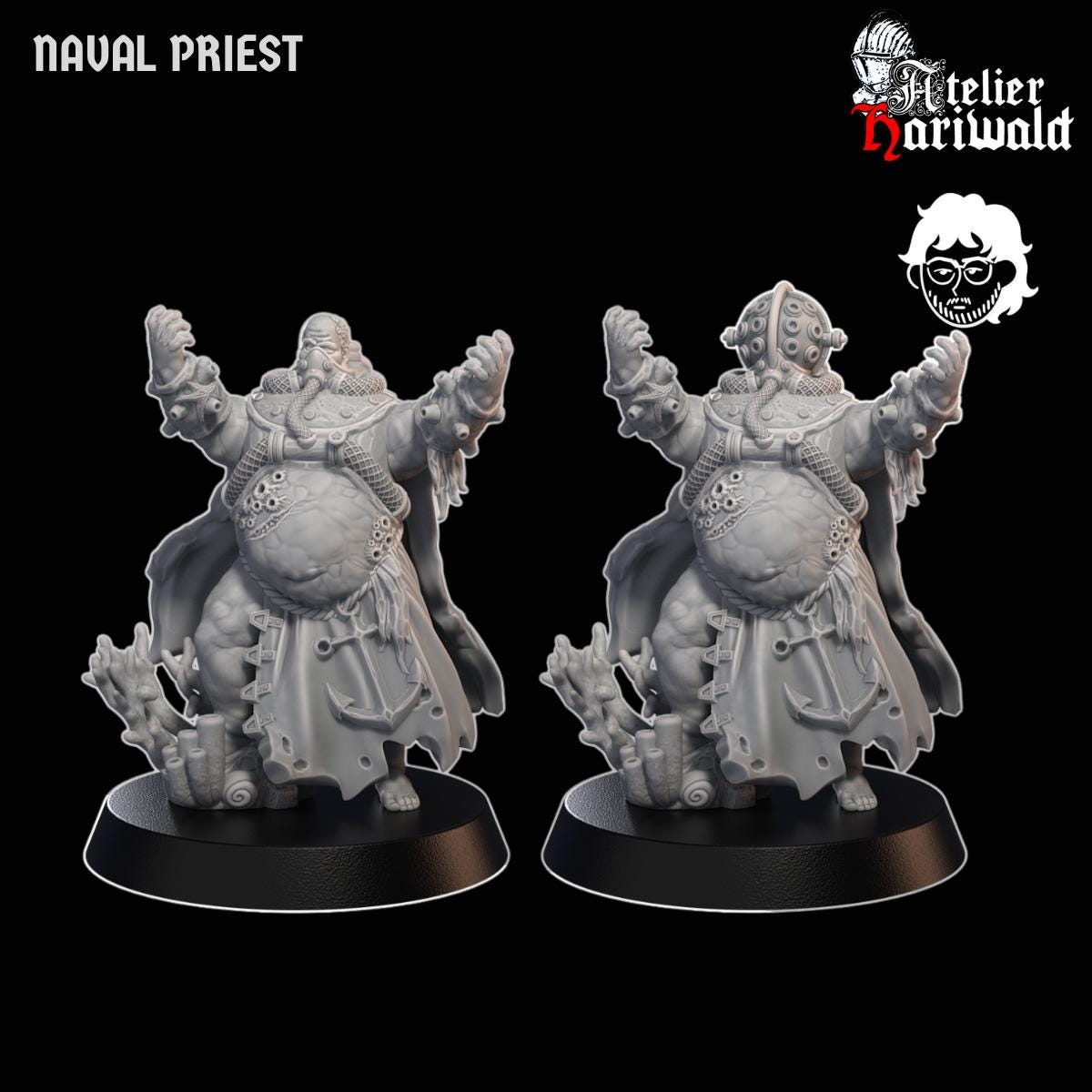 Trench Crusade proxies / alternative miniatures - Heretics - Heretic Naval Raiding Parties - Heretic Priest