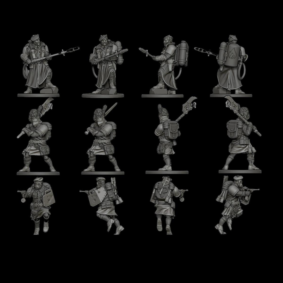 Trench Crusade alternatives - New Antioch / Prussians - Yeomen - Shocktroopers - Highlanders