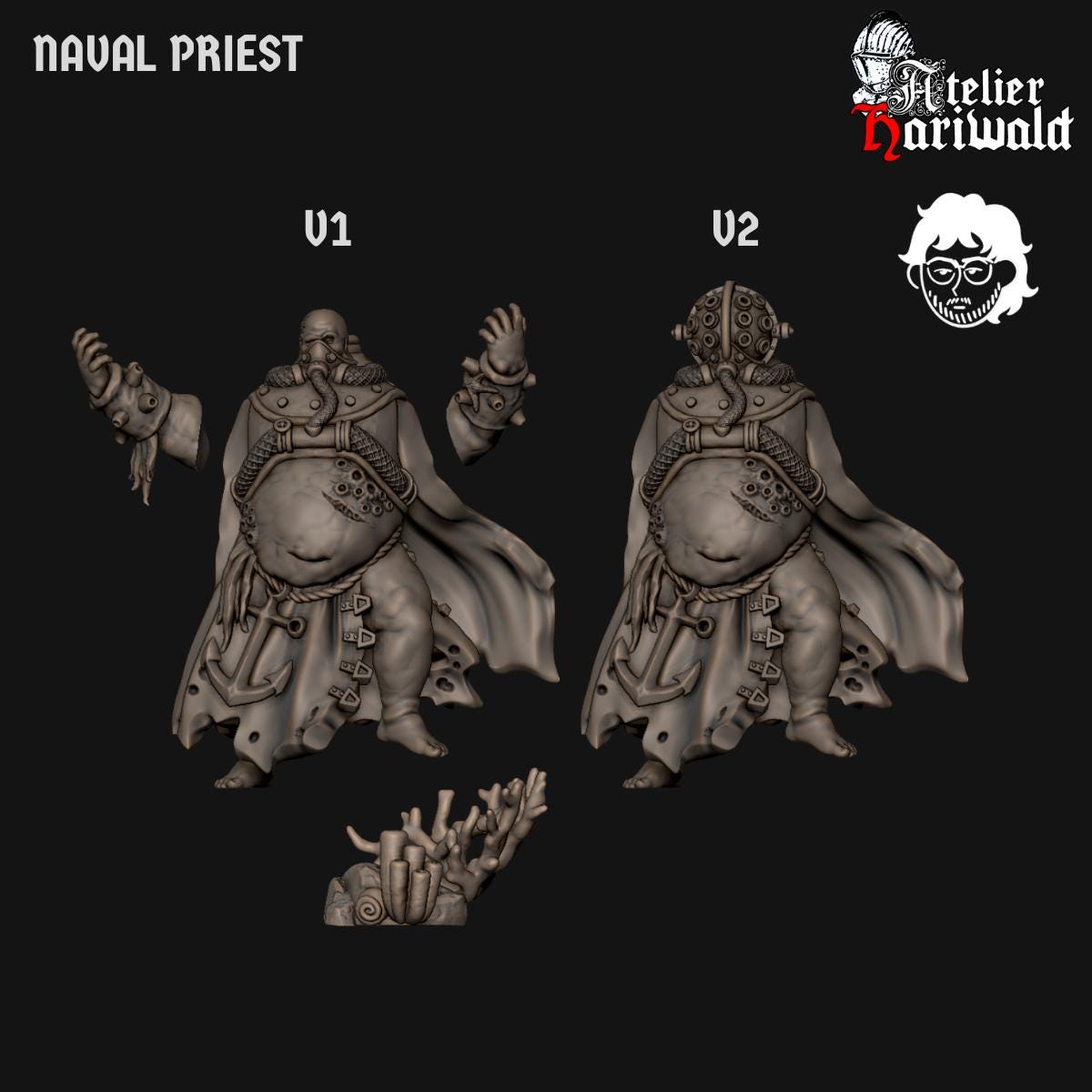 Trench Crusade proxies / alternative miniatures - Heretics - Heretic Naval Raiding Parties - Heretic Priest