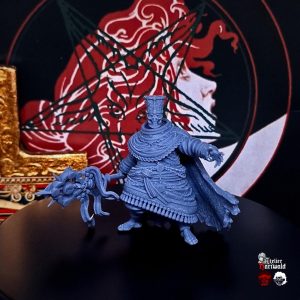 Grimdark Wargame /Trench Crusade proxies / alternative miniatures - Heretic Priest - Legionaries of Greed Court of the Seven Headed Serpent