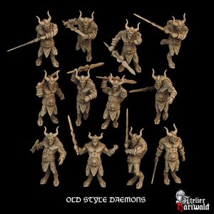 Figurines de Démons - Oldhammer - Bloodletter - Bloodletters