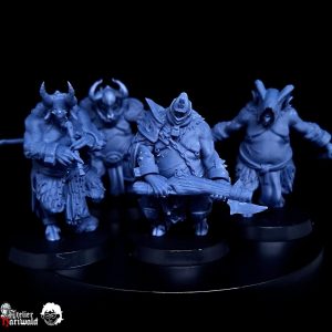 Grimdark Miniatures - Demons - Ogres - Demonic Slaves
