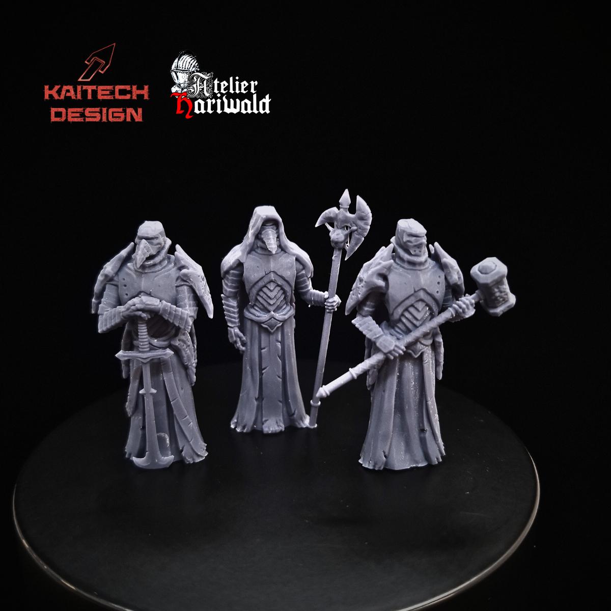 Trench Crusade proxies - Black Grail Compatible - Plague Knights - Trench Crusade Heretics