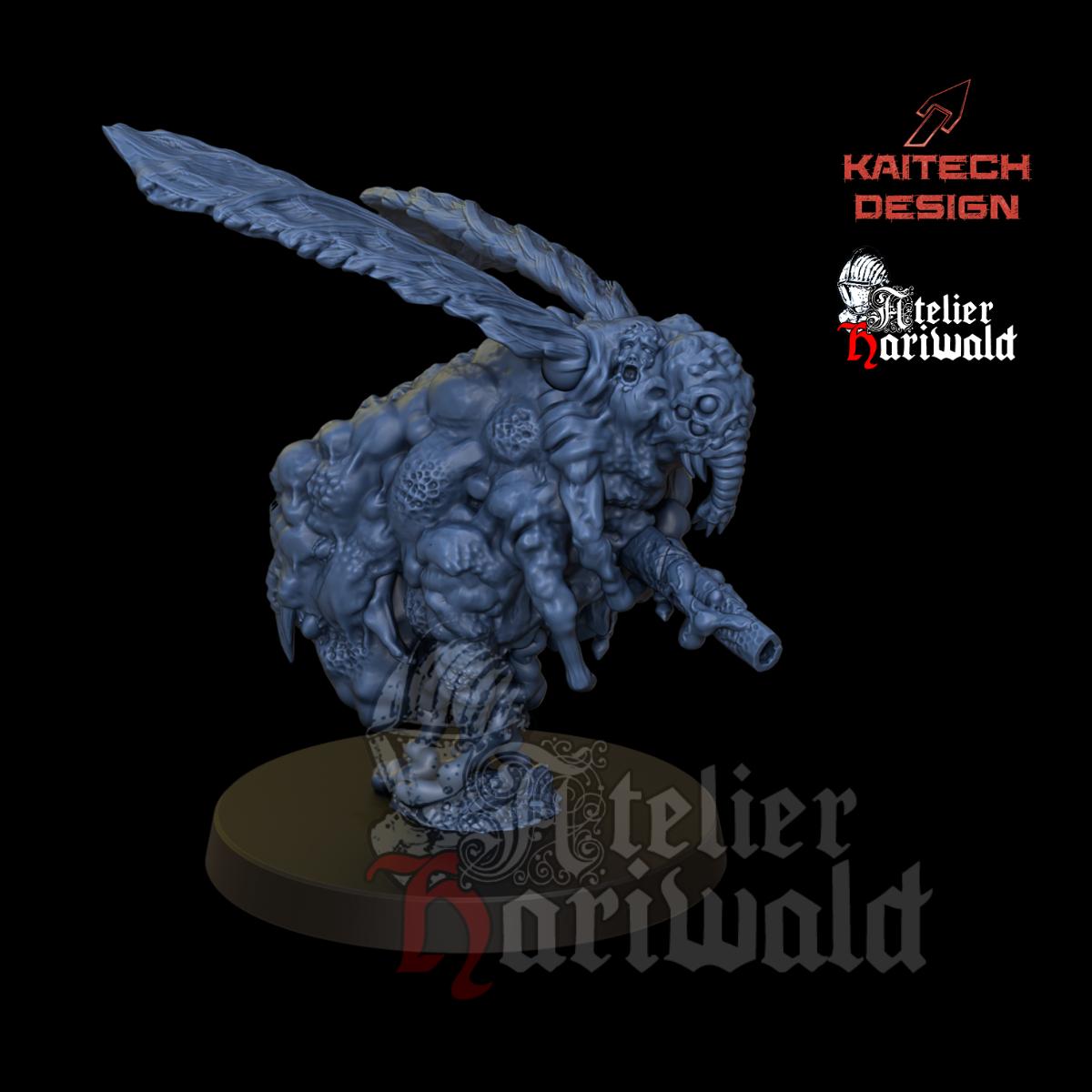 Trench Crusade proxies - Black Grail compatible - Beelzebub Herald