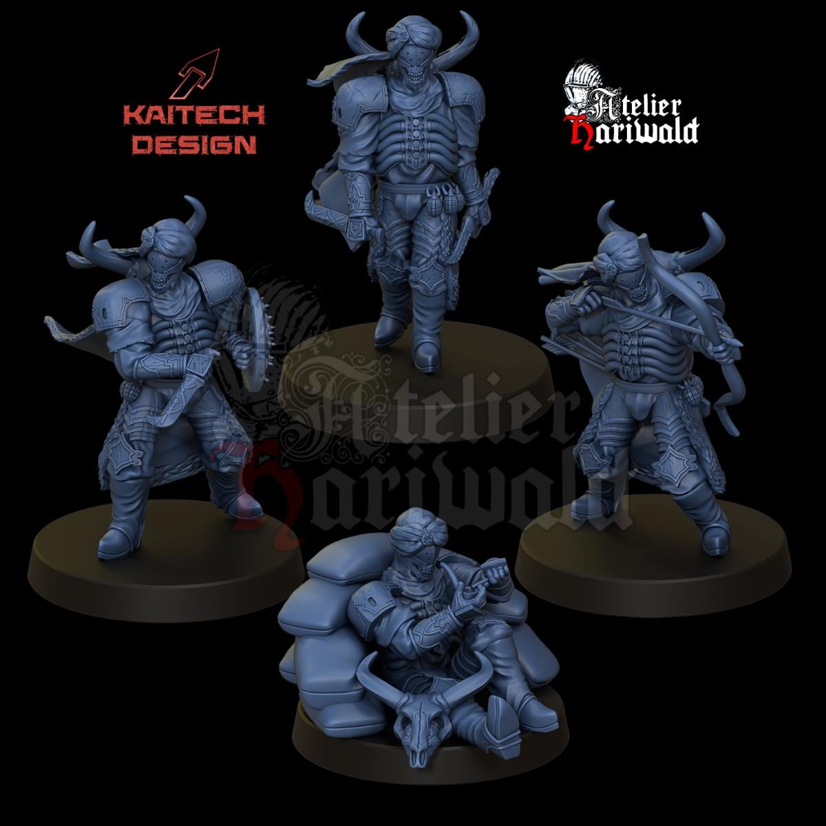 TRENCH CRUSADE - Figurines alternatives - Sultanate Assassins - Assassins Azebs