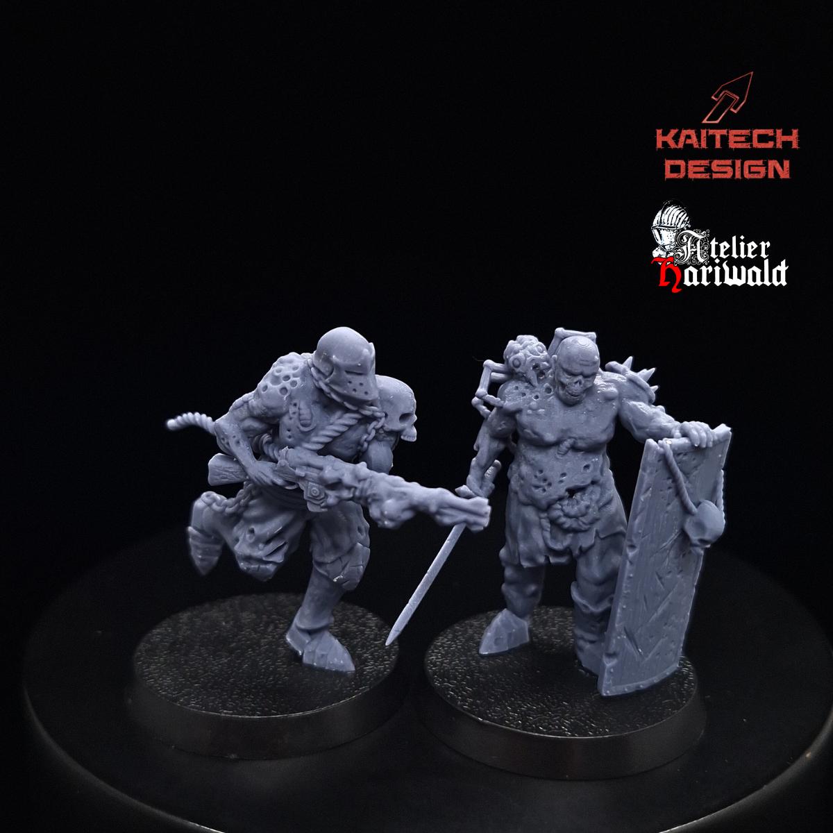 Trench Crusade proxies - Black Grail compatible - Corpse Guards
