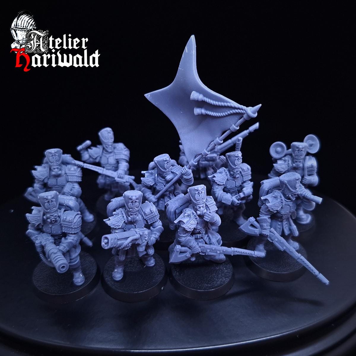 Grimdark Wargames - Hussards de la Volga - Proxy guards - Proxy Militarum