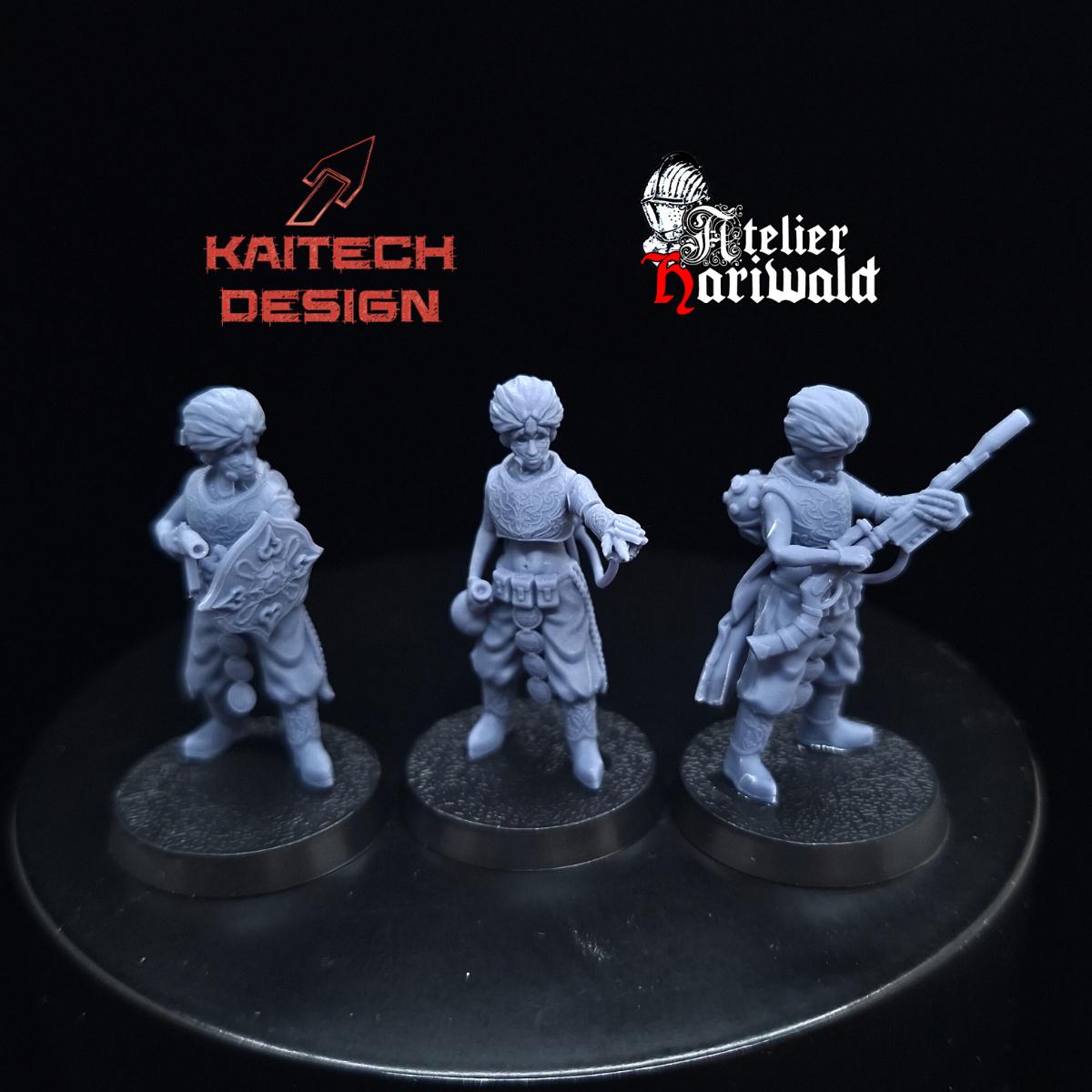 TRENCH CRUSADE - Figurines alternatives - Sultanate Alchimistes - Alchimistes Azebs