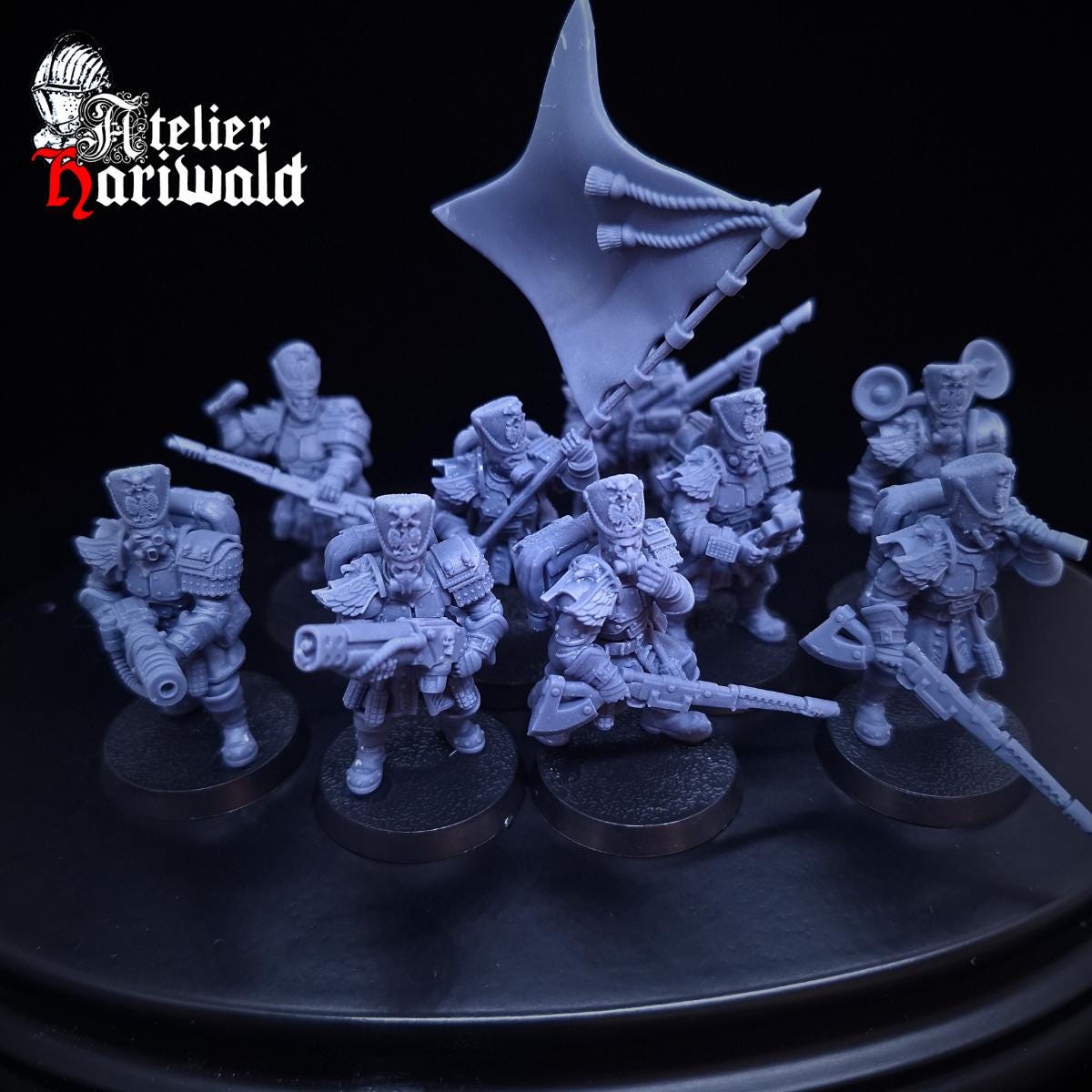 Grimdark Wargames - Hussards de la Volga - Proxy guards - Proxy Militarum