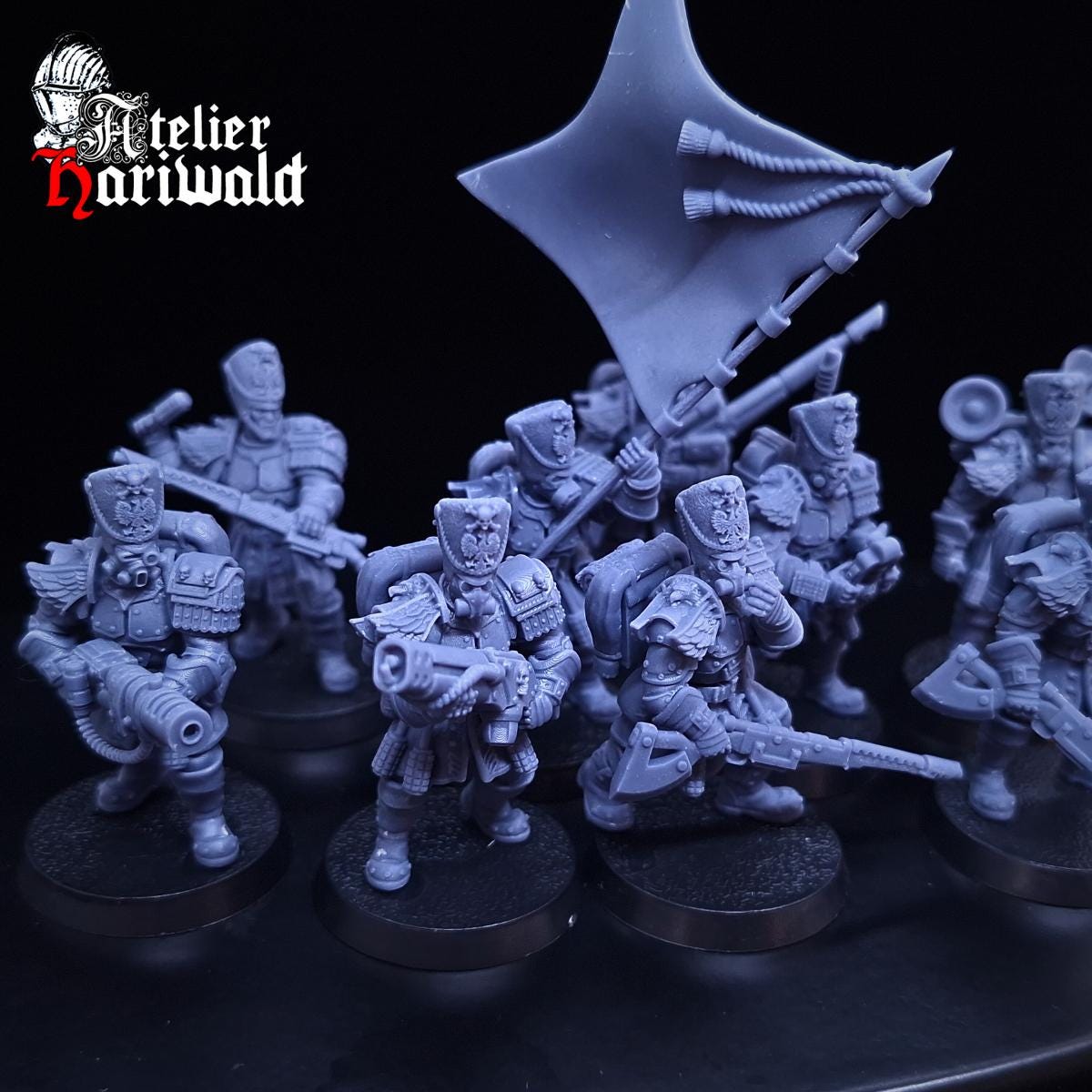 Grimdark Wargames - Hussards de la Volga - Proxy guards - Proxy Militarum