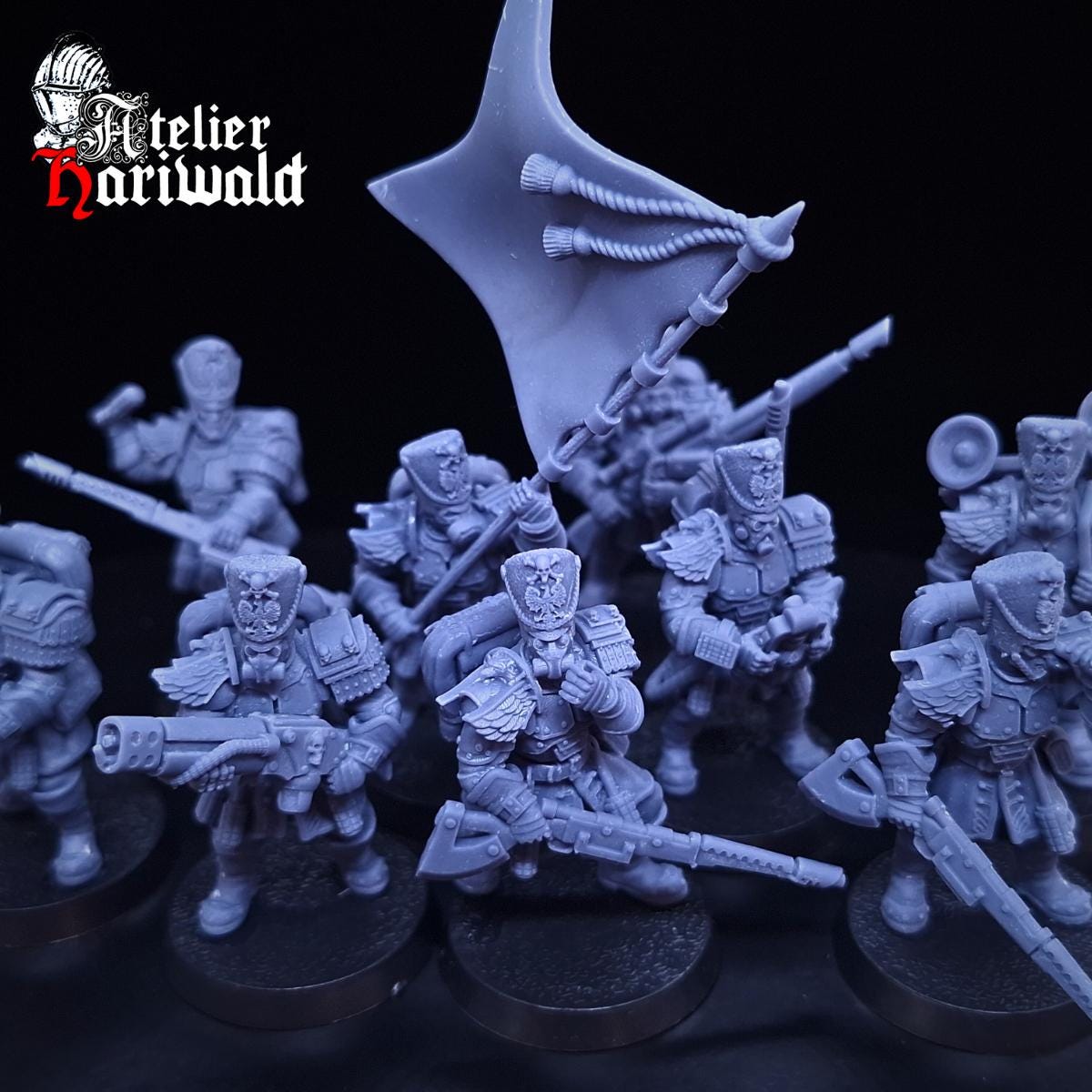 Grimdark Wargames - Hussards de la Volga - Proxy guards - Proxy Militarum