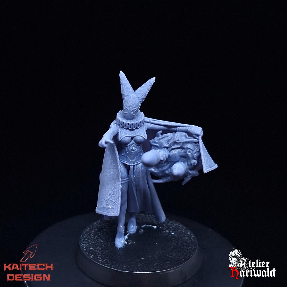 Trench Crusade proxies - Heretics Characters - Artillery Witch and Heretic Priest - personnages hérétiques