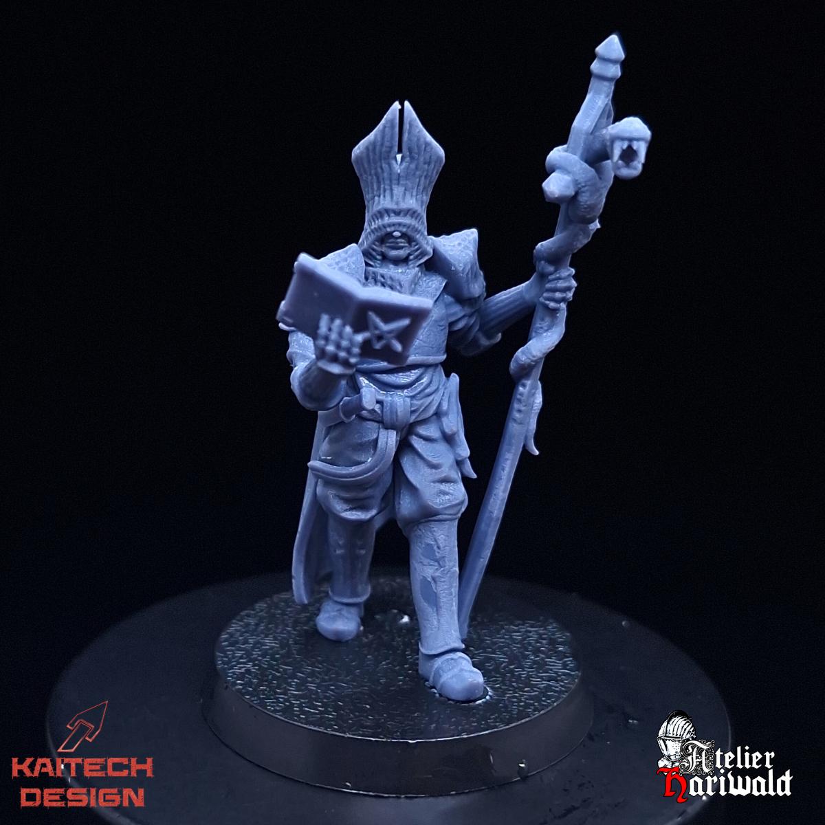 Trench Crusade proxies - Heretics Characters - Artillery Witch and Heretic Priest - personnages hérétiques