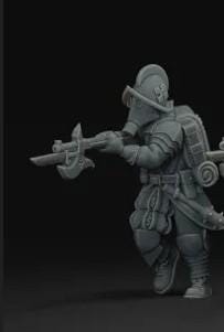 Trench Crusade - New Antioch alternative - sub-faction - Papal Squad - modèles à l'unité