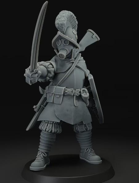 Trench Crusade - New Antioch alternative - sub-faction - Papal Squad - modèles à l'unité