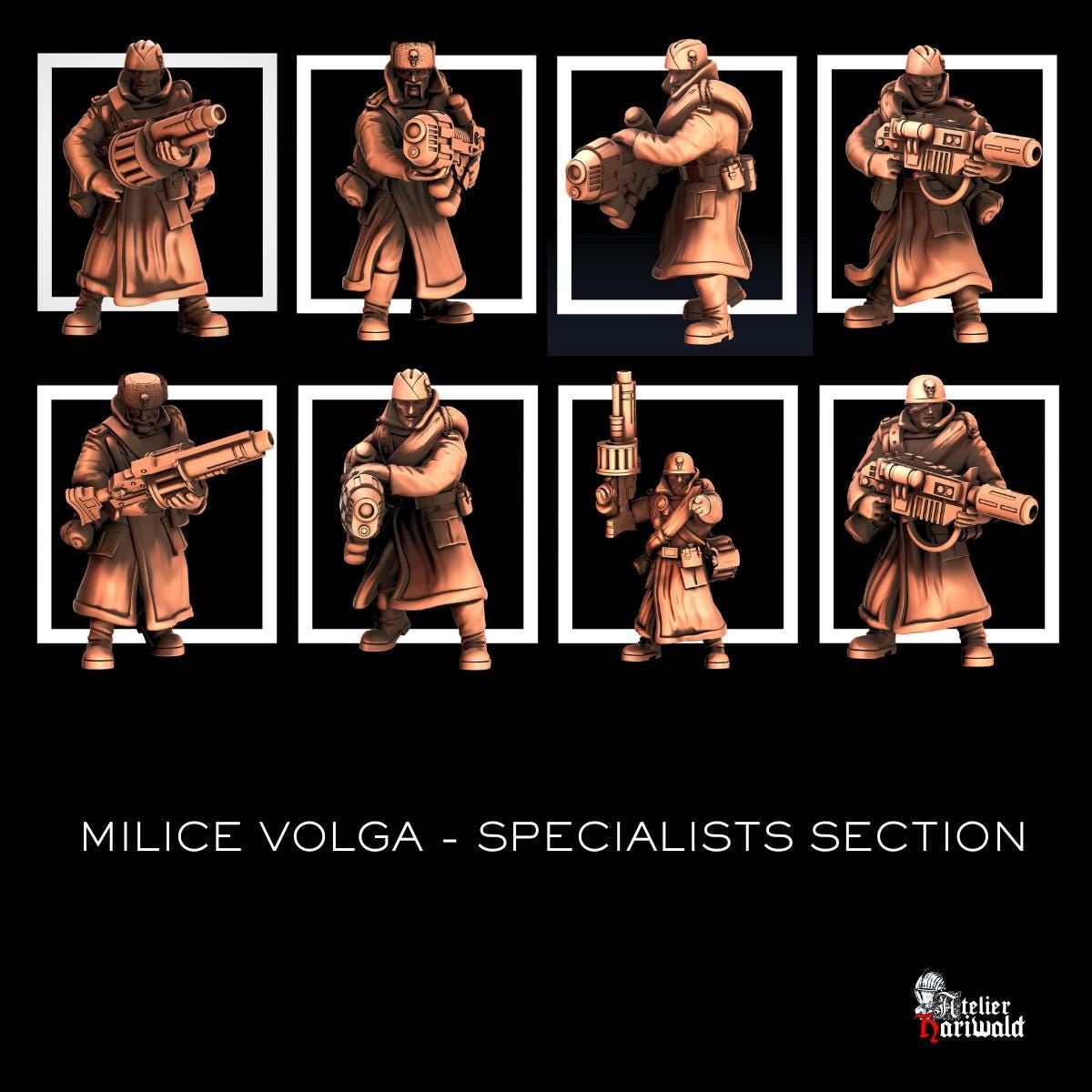 Grimdark Wargames - Gardes et Milices - Milice Volga