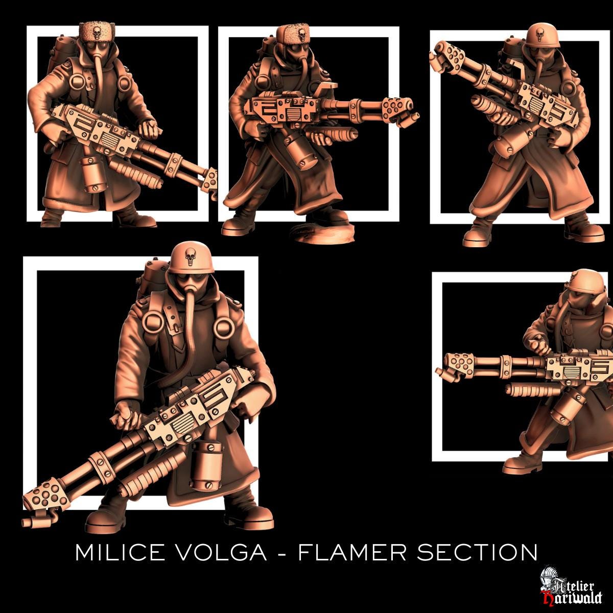 Grimdark Wargames - Gardes et Milices - Milice Volga