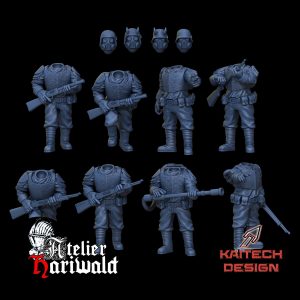 Trench Crusade proxies / alternative miniatures - Heretic troops - Heretics Troopers
