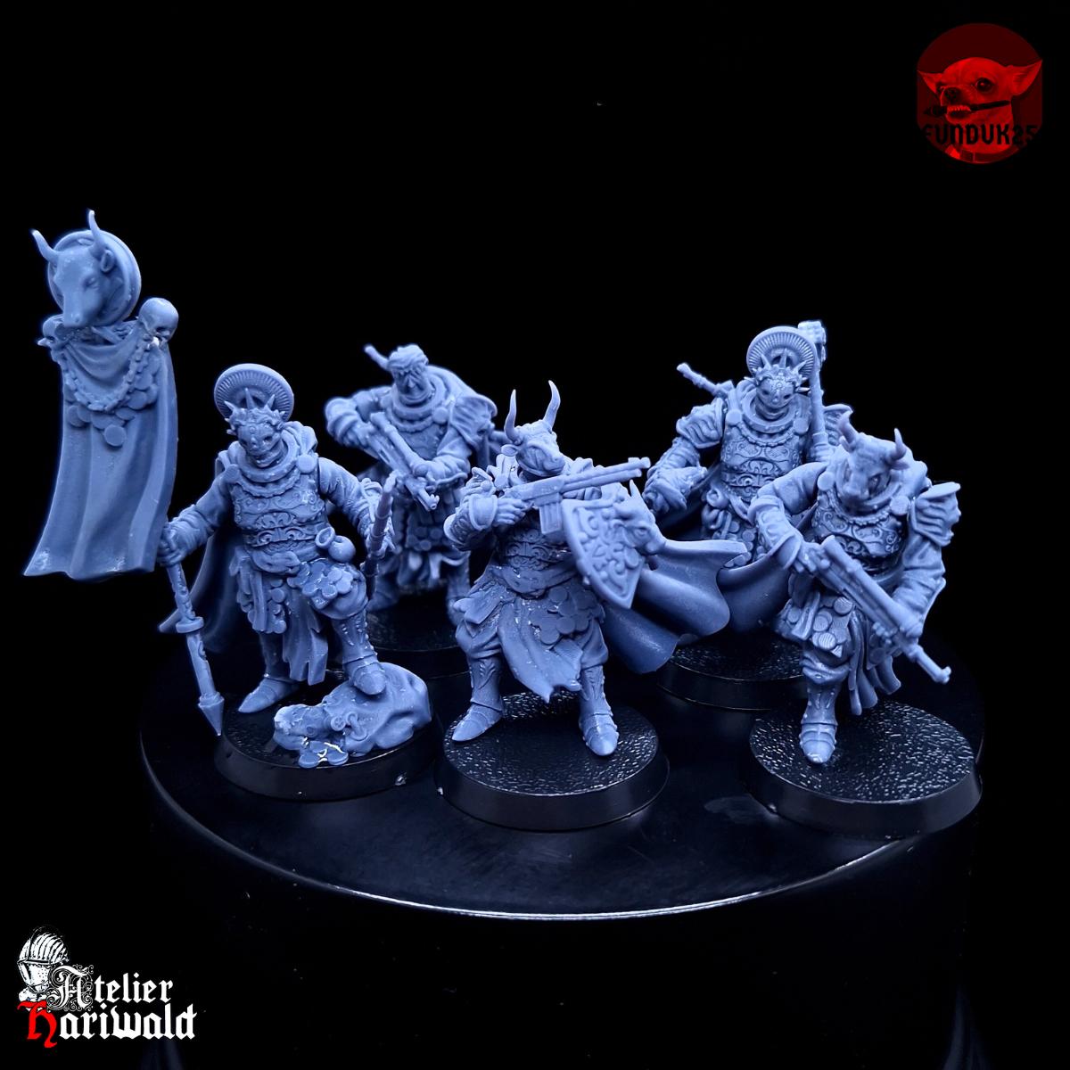 Grimdark Wargame /Trench Crusade proxies / alternative miniatures - Heretic troops - Legionaries of Greed - Black Grail troops