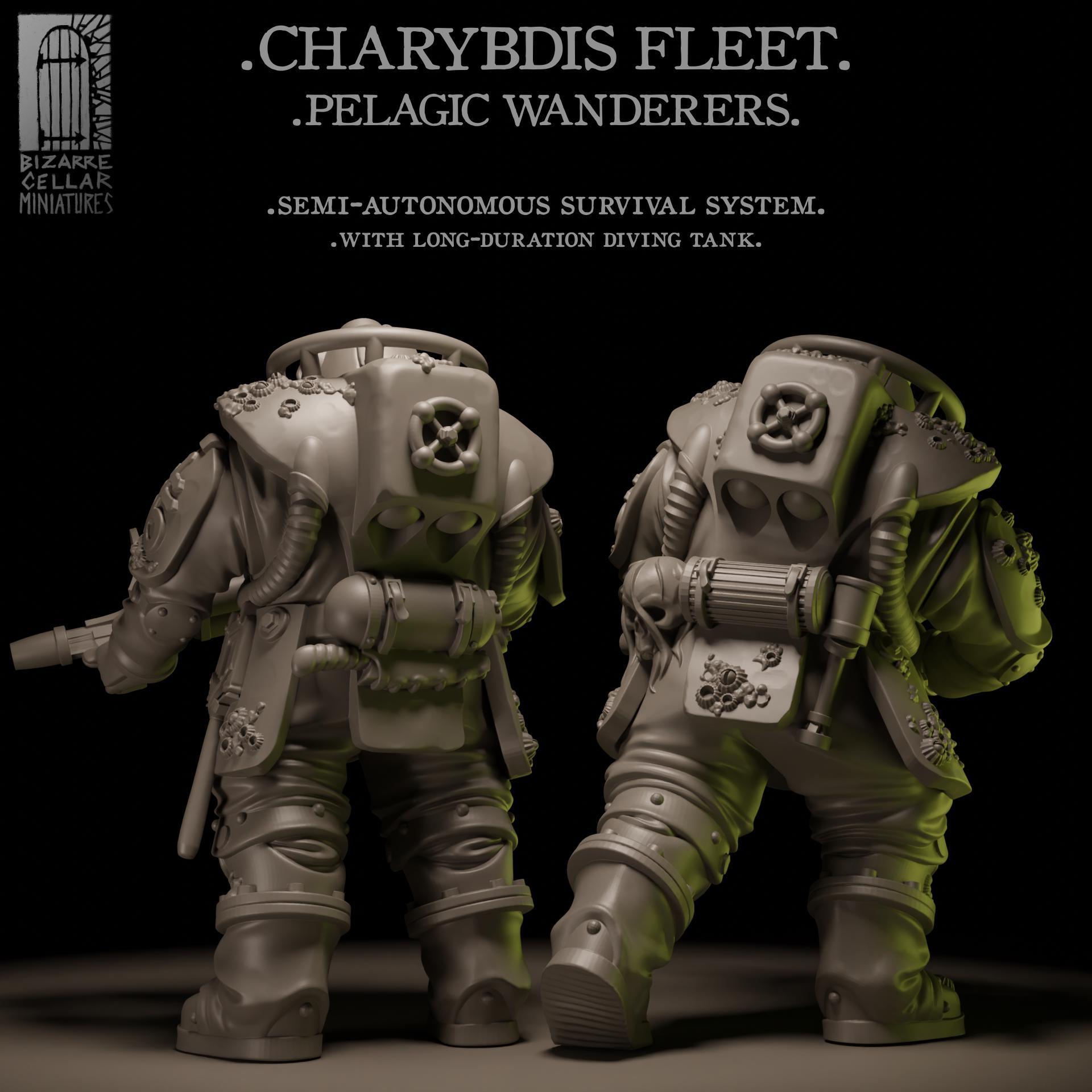 Trench Crusade proxies / alternative miniatures - Heretics - Heretic Naval Raiding Parties - Naval Anointed