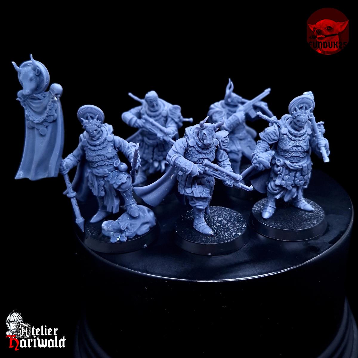 Grimdark Wargame /Trench Crusade proxies / alternative miniatures - Heretic troops - Legionaries of Greed - Black Grail troops