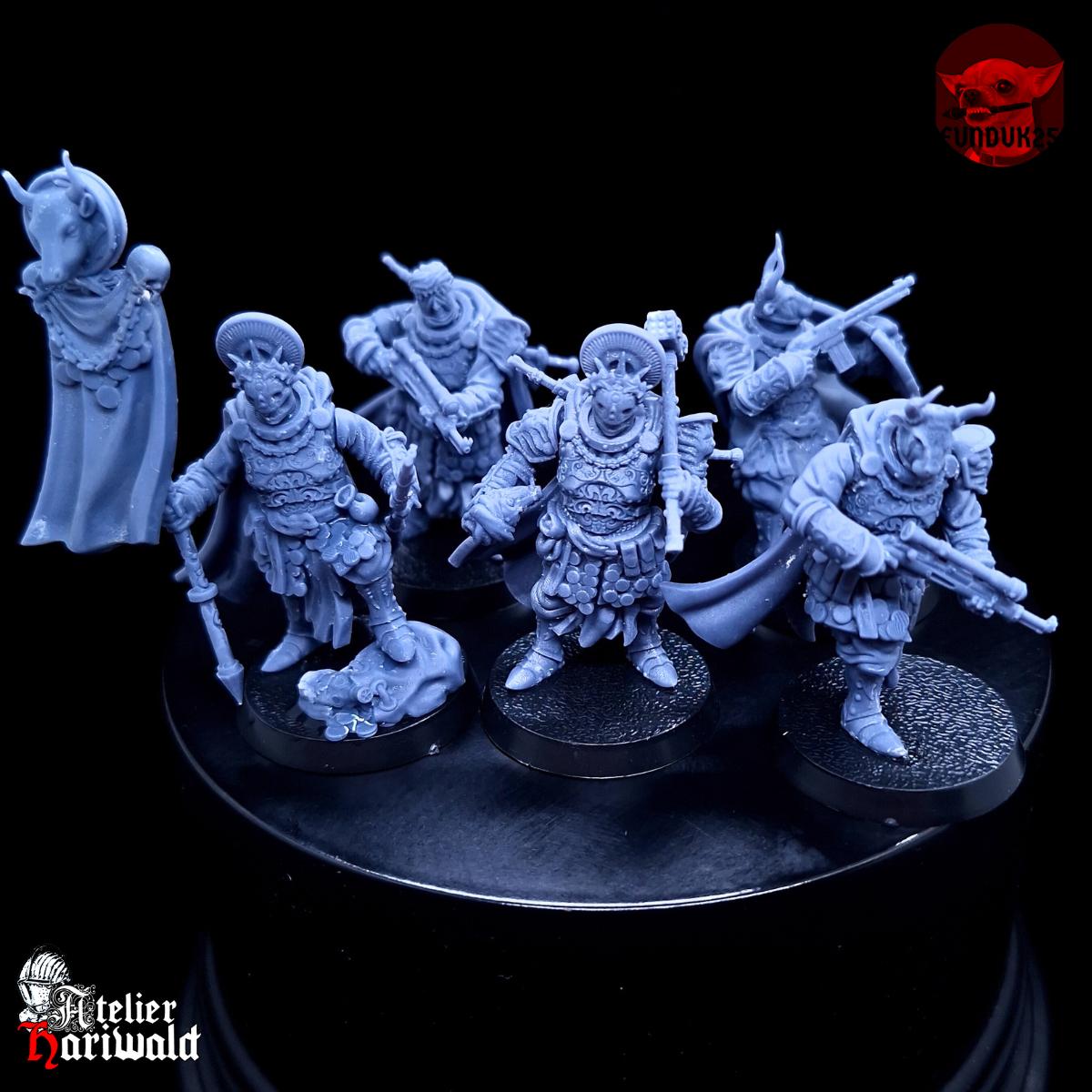 Grimdark Wargame /Trench Crusade proxies / alternative miniatures - Heretic troops - Legionaries of Greed - Black Grail troops