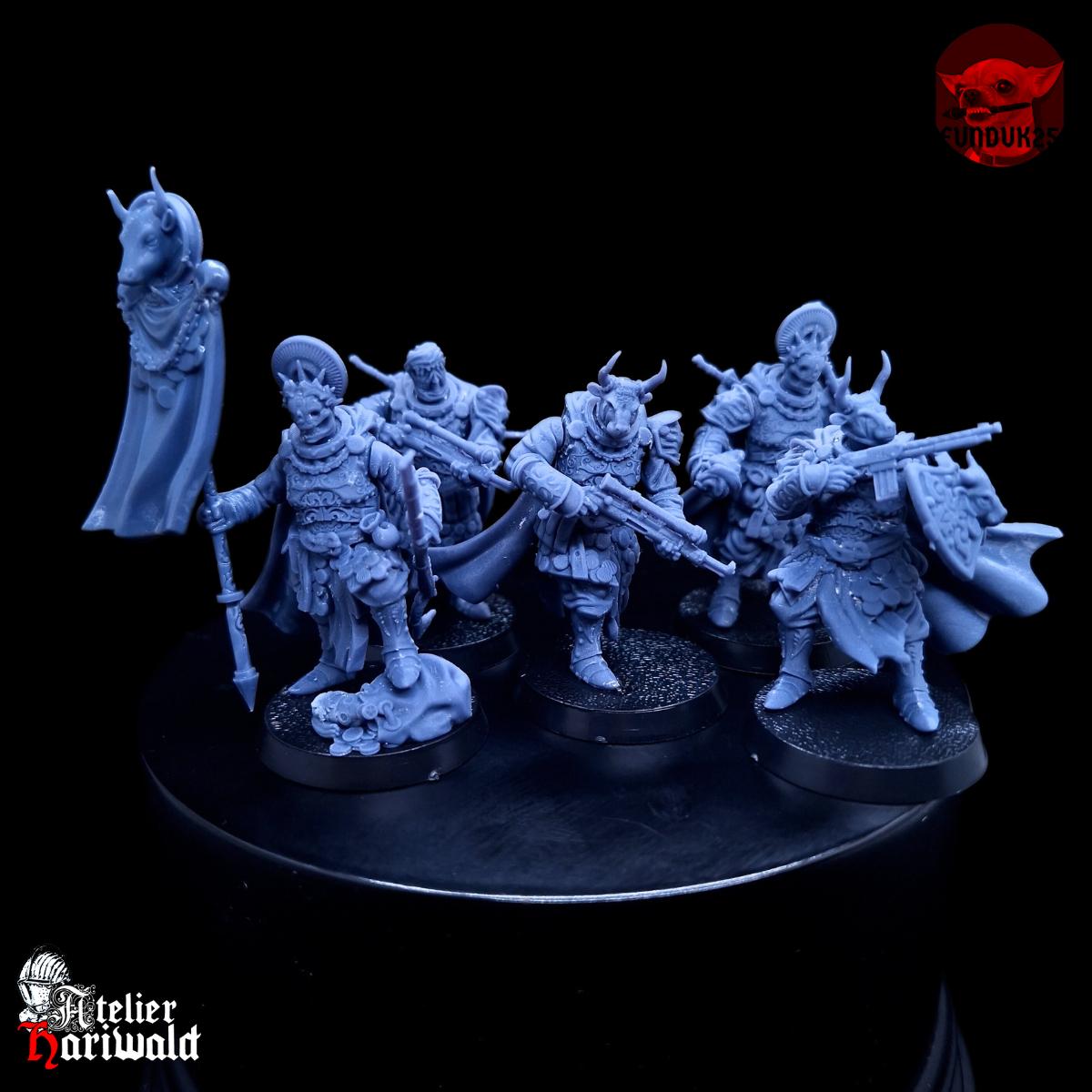 Grimdark Wargame /Trench Crusade proxies / alternative miniatures - Heretic troops - Legionaries of Greed - Black Grail troops