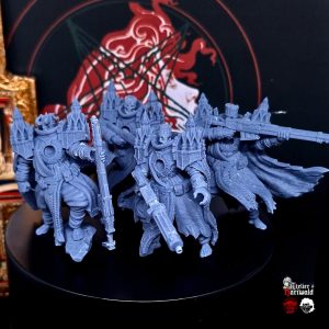 Grimdark Wargame /Trench Crusade proxies / alternative miniatures - Heretic Priest - Legionaries of Greed Court of the Seven Headed Serpent