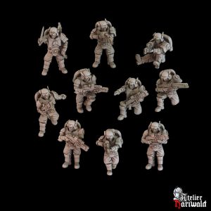 Wargame grimdark - Régiments auxiliaires - aliens