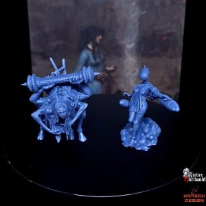 Grimdark Wargame - Heretics Characters - Mercenaries and Witch