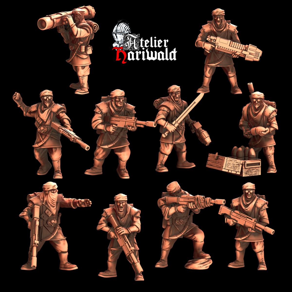 Grimdark Wargames - Milices du Désert