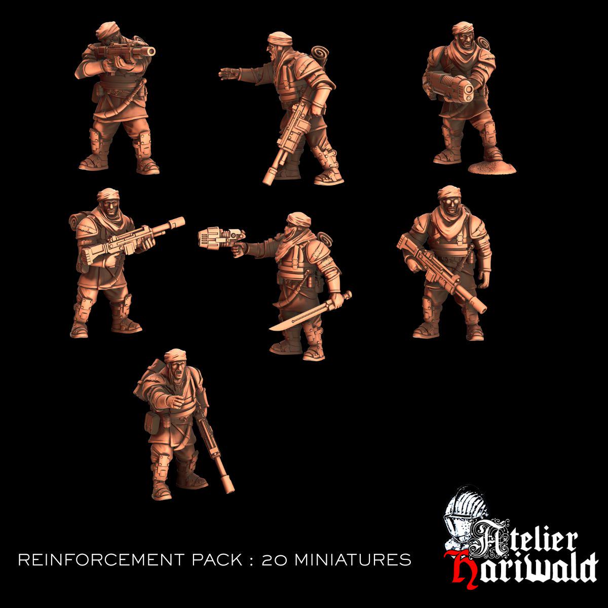 Grimdark Wargames - Milices du Désert