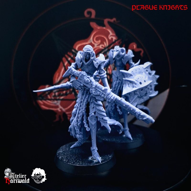 Trench Crusade proxies / alternative miniatures - Heretics - Plague Knights - Black Grail