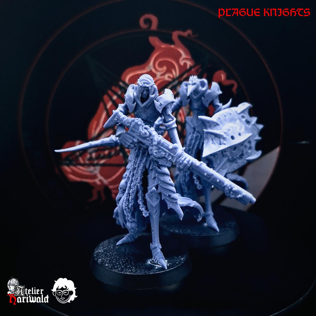 Trench Crusade proxies / alternative miniatures - Heretics - Plague Knights - Black Grail