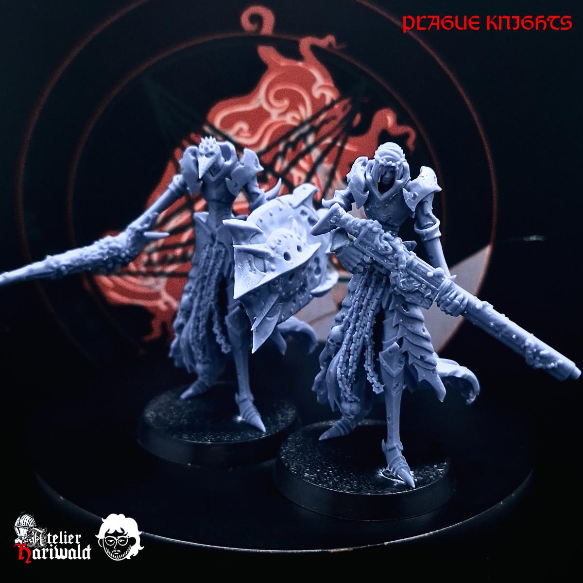 Trench Crusade proxies / alternative miniatures - Heretics - Plague Knights - Black Grail