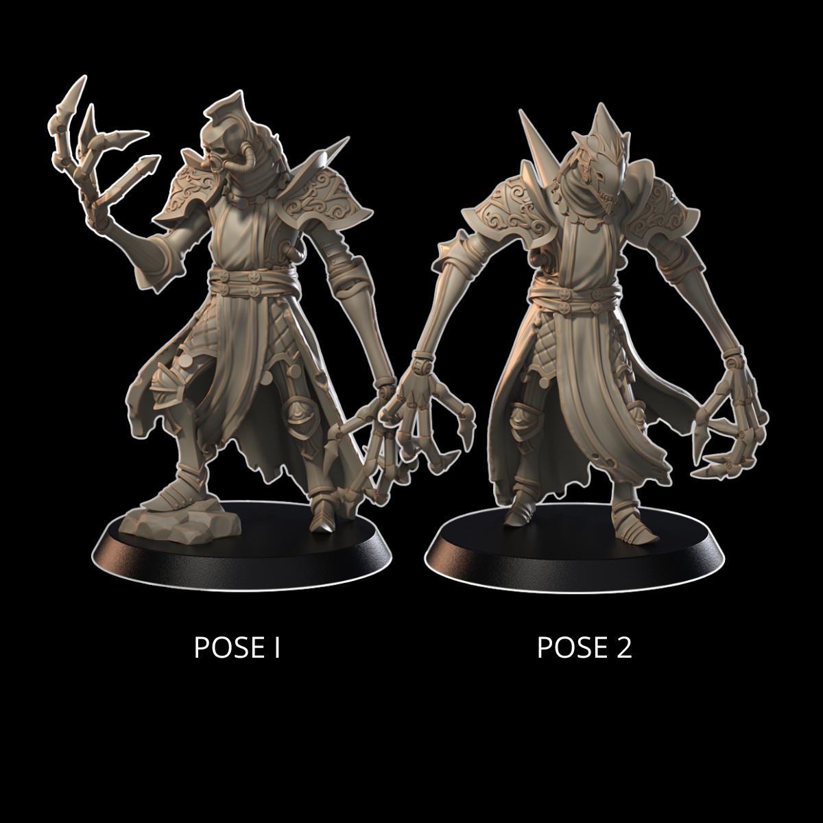 Grimdark Miniatures - Heretics Characters - Warlock - Death Commando