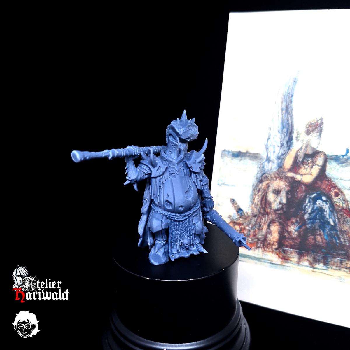 Grimdark Miniatures / TC alternative - Heretics - Plague Knights V2 - Chaos Knights