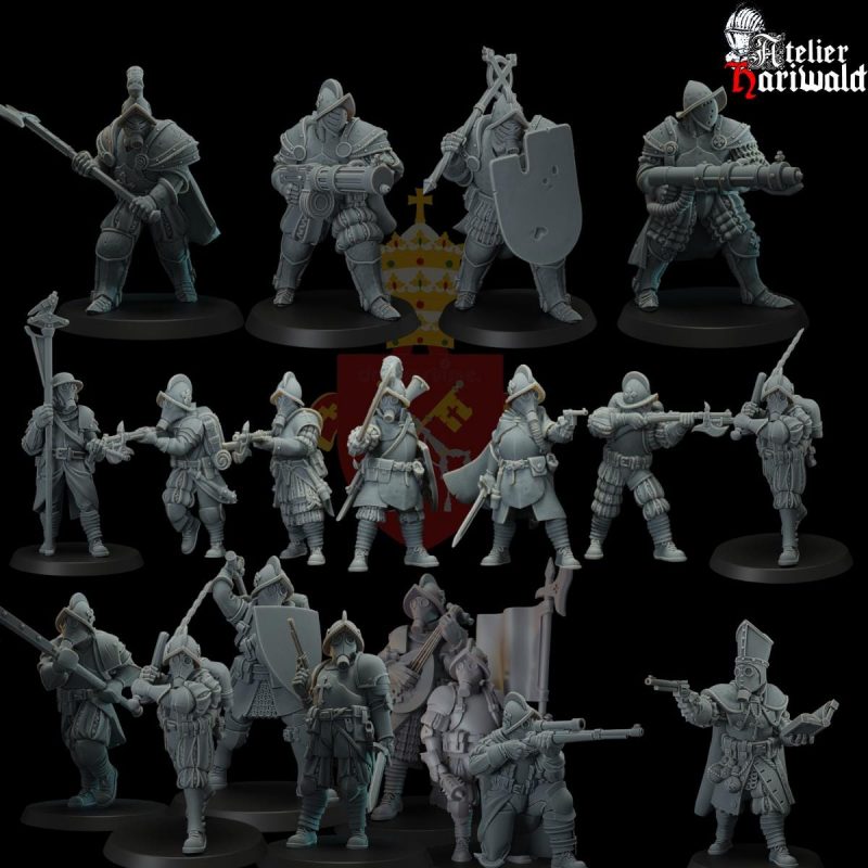 Grimdark Miniatures - JK REMO New Antioch alternatives - Papal Forces - Ultimate pack