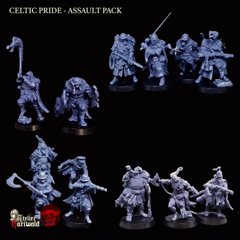 Grimdark Miniatures - Heathen Pride - Gaelic Storm Formation