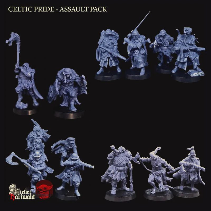 Grimdark Miniatures - Heathen Pride - Gaelic Storm Formation
