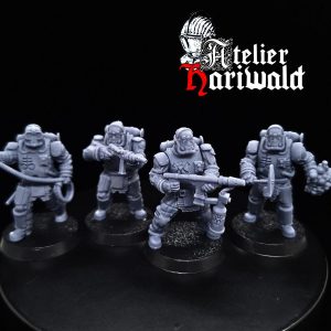Grimdark Miniatures - Heretics Compatible - Naval Heretic Raiding parties Troops - kits