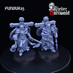 Grimdark Wargaming - Trench Pilgrims / New Antioch - Prussian Teutonicus lieutenant
