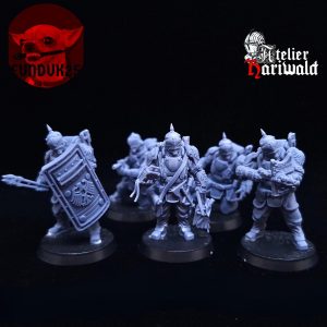 Grimdark Miniatures - New Antioch / Prussians - Combat Engineers / cleaners
