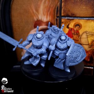 Grimdark Wargaming - Pilgrims / Antioch compatible - Prussian HMI - Heavy Mechanized Infantry Serie 2
