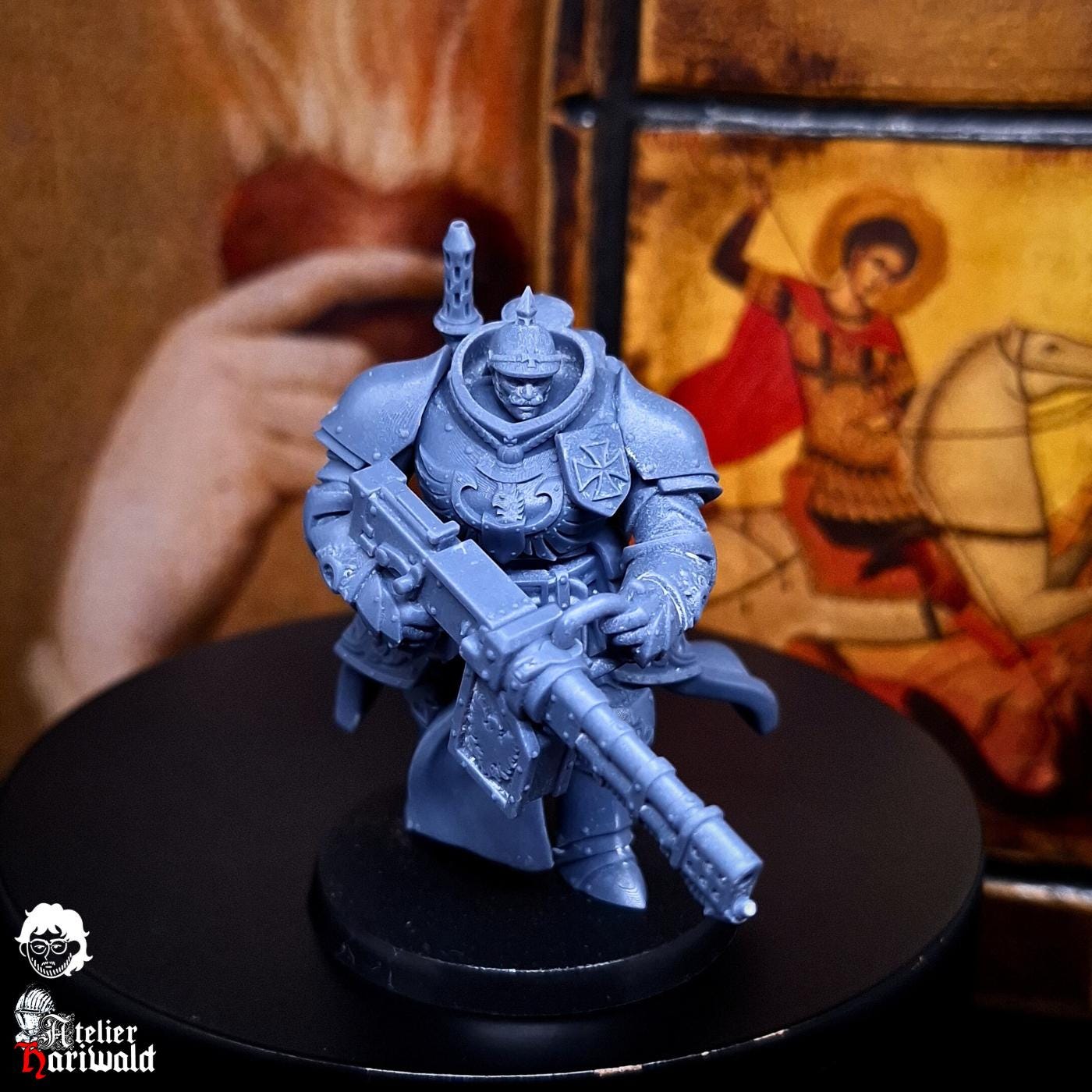 Grimdark Wargaming - Pilgrims / Antioch compatible - Prussian HMI - Heavy Mechanized Infantry Serie 2