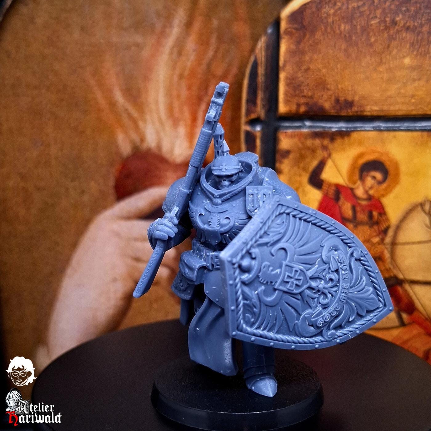 Grimdark Wargaming - Pilgrims / Antioch compatible - Prussian HMI - Heavy Mechanized Infantry Serie 2