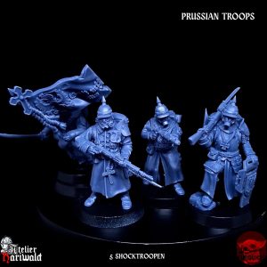 Grimdark Miniatures - Prussian Empire troopers - Shock Operatio
