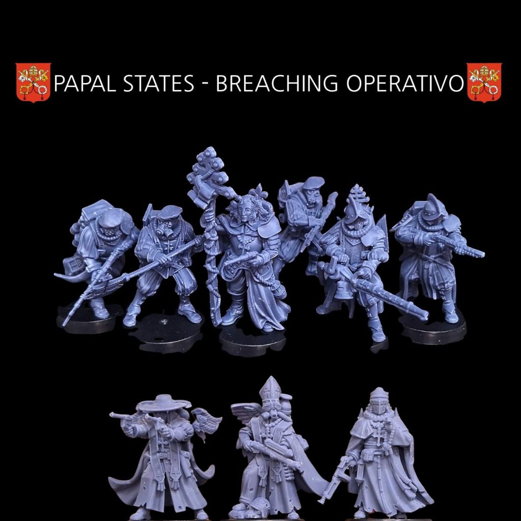 Grimdark Miniatures - Papal State forces - Operativo I